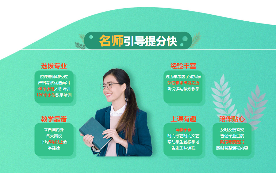 雅思培训名师引导